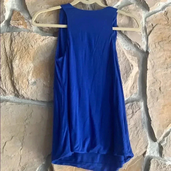 7 For All Mankind Cobalt Blue Top - Picture 7 of 8